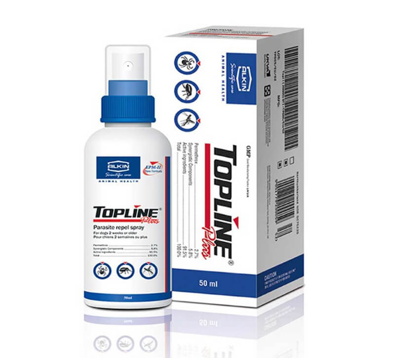 Thuốc xịt ve chó TOPLINE 50ml