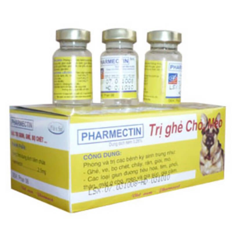 Thuốc tiêm đặc trị ve chó PHARMECTIN