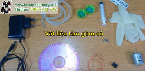 Dụng cụ cần có để làm máy sục khí cho hồ cá cảnh