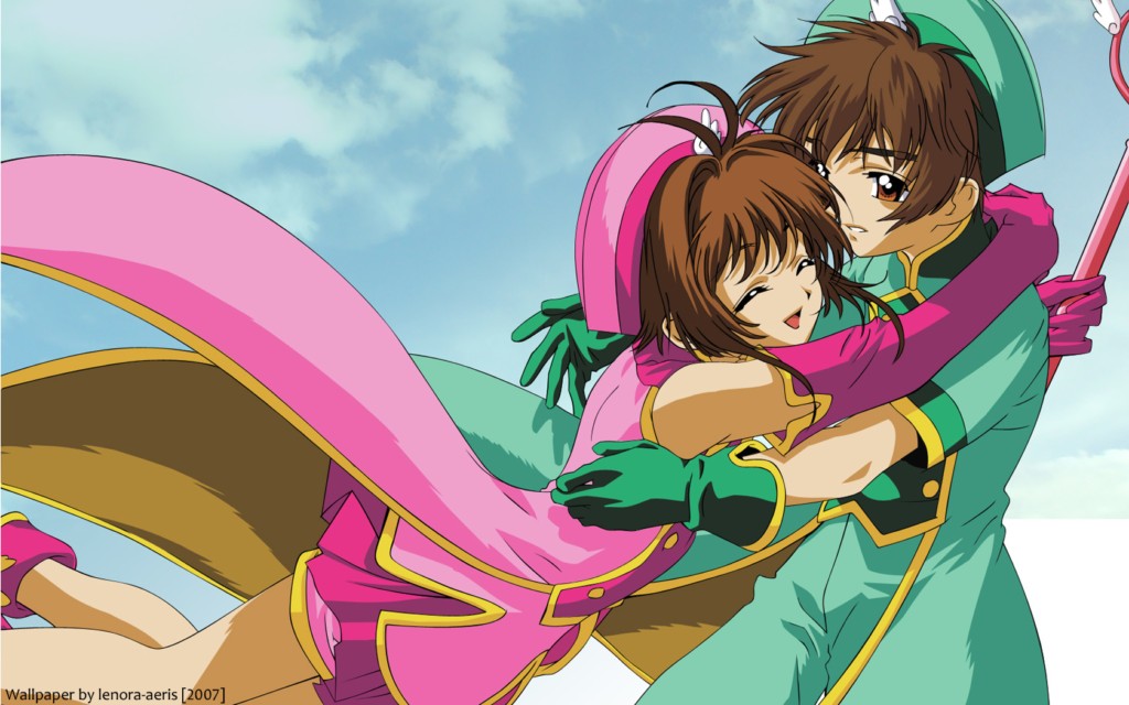 Hình ảnh sakura và syaoran ôm nhau đẹp nhát