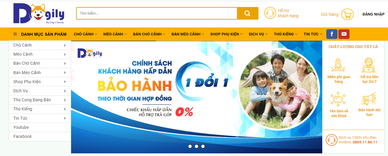 shop chó cảnh Hà Nội