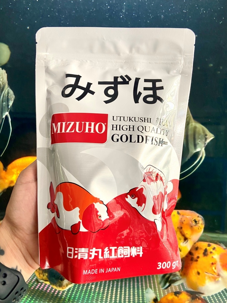 thuc an ca vang mizuho goldfish tu ranchu vn